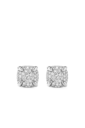Petite Châtelaine® Full Pavé Diamonds Stud Earrings